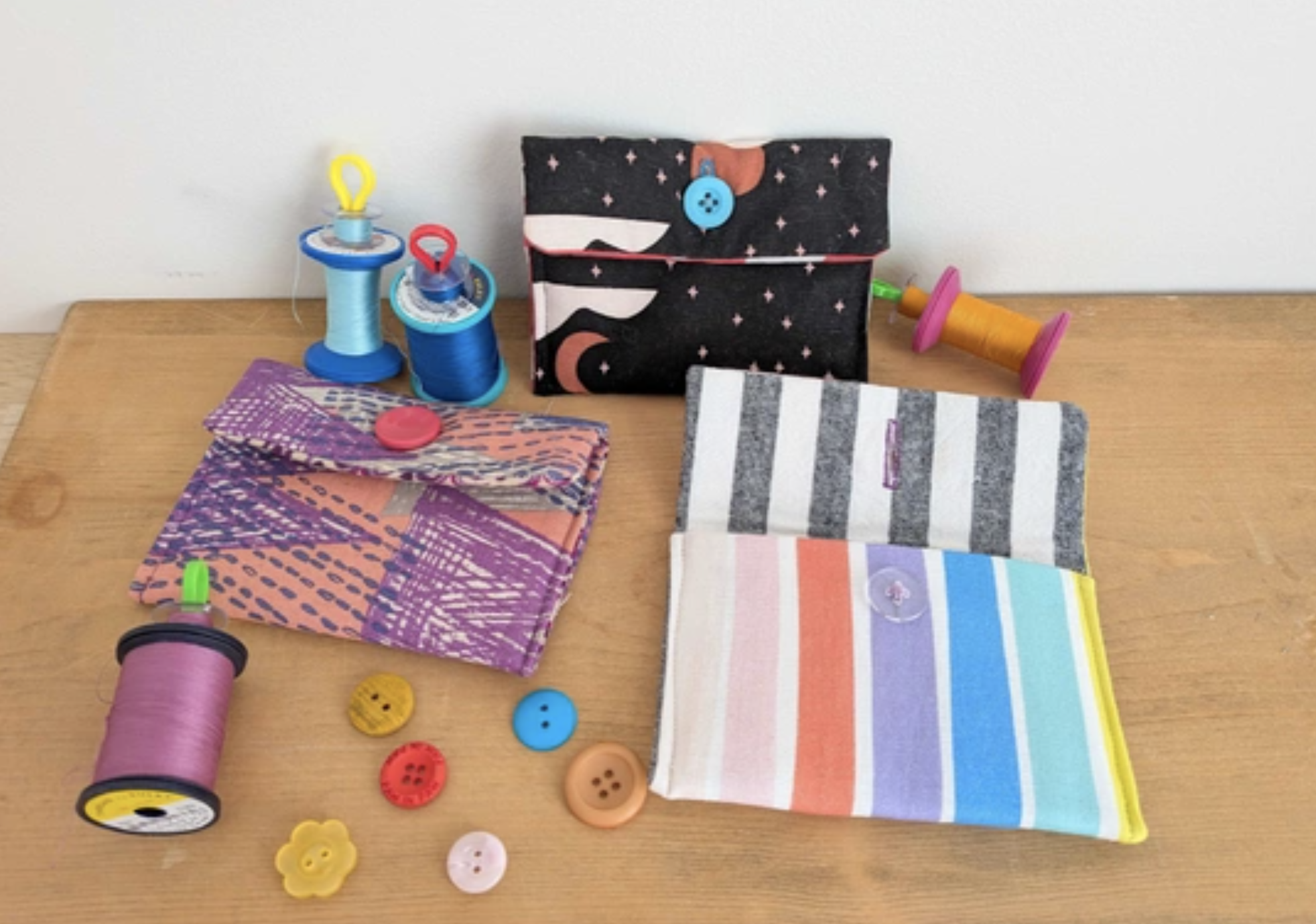 Sewing Level 2: Button Pouch