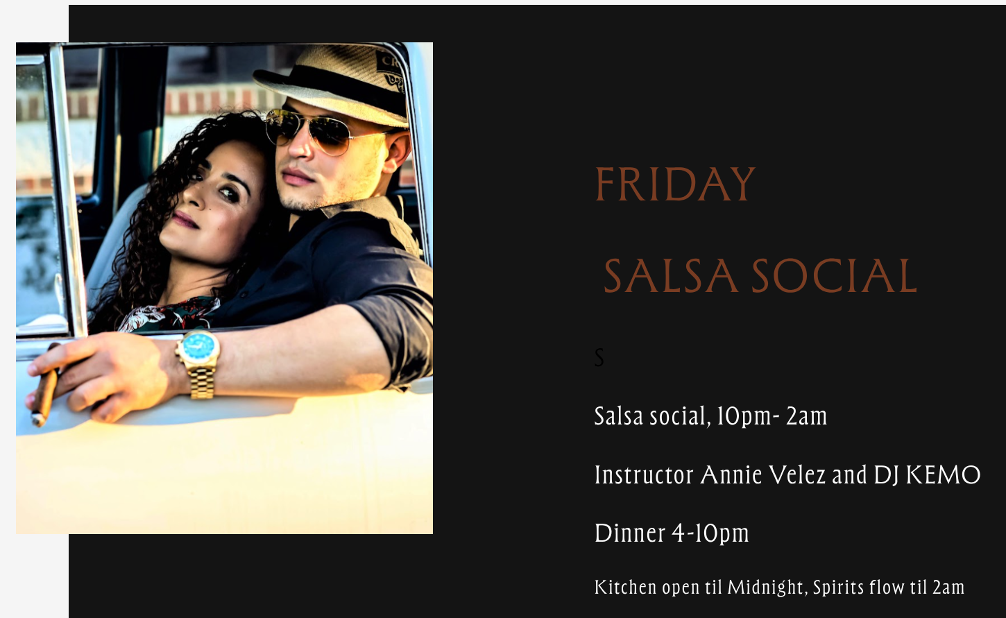 Friday Night Salsa and Bachata Social