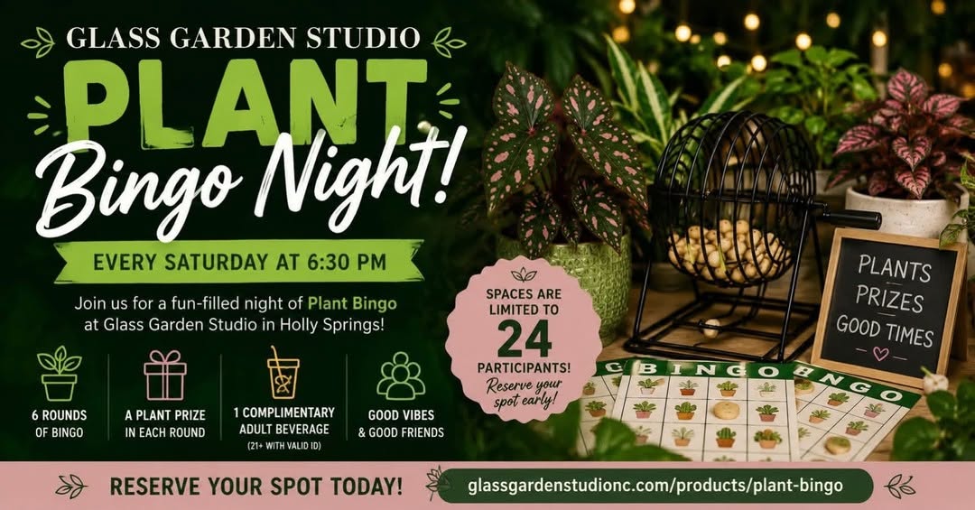 Saturday Night Plant Bingo