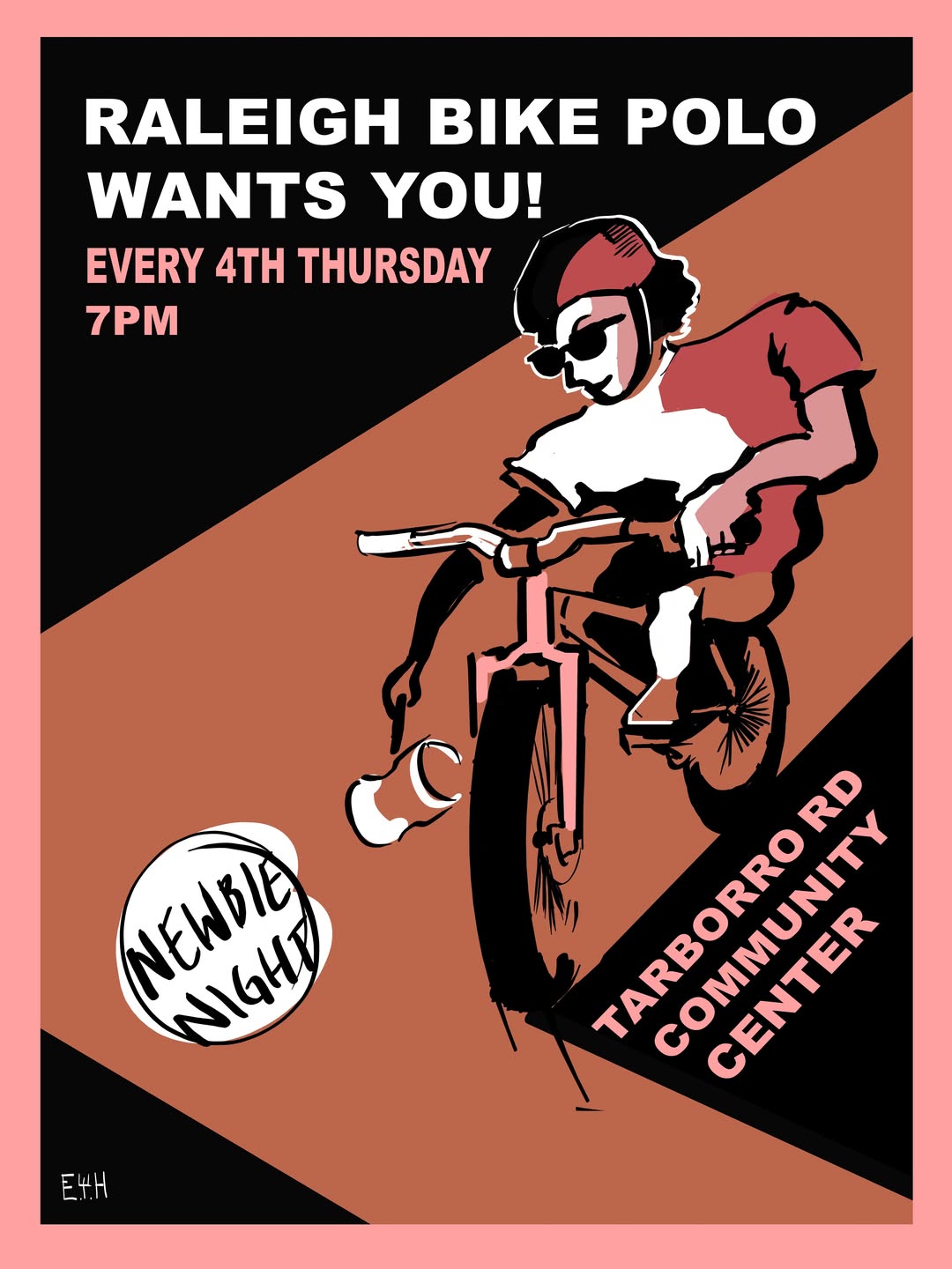 Newbie Night at Raleigh Bike Polo