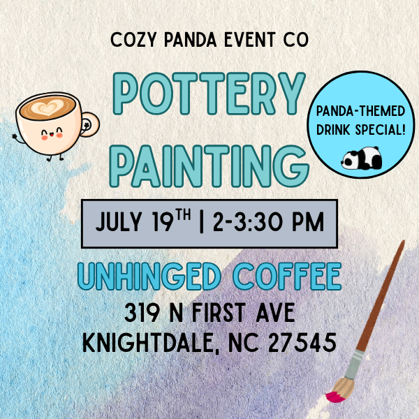 Pottery Painting with Cozy Panda