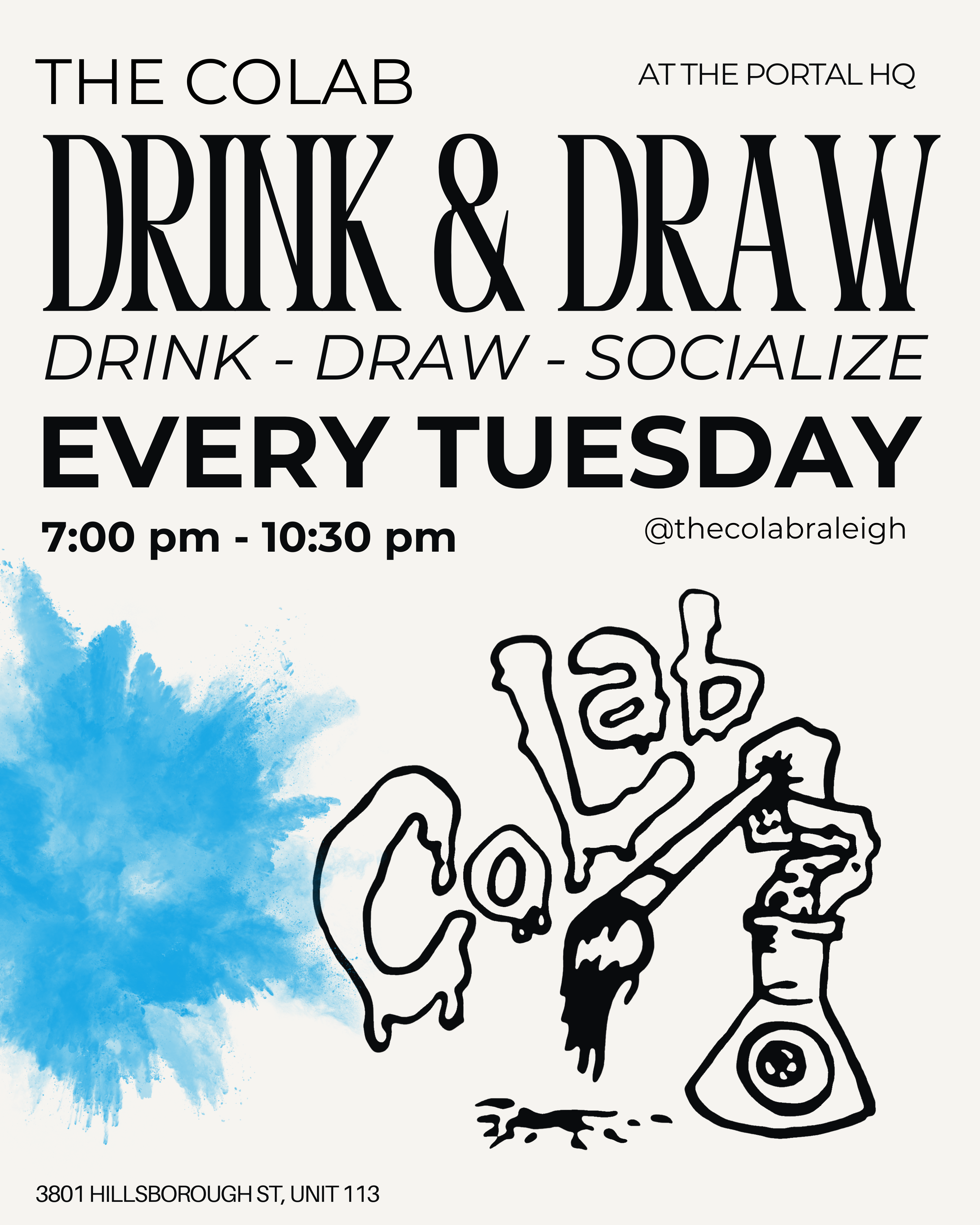 CoLab presents Drink & Draw Tuesdays