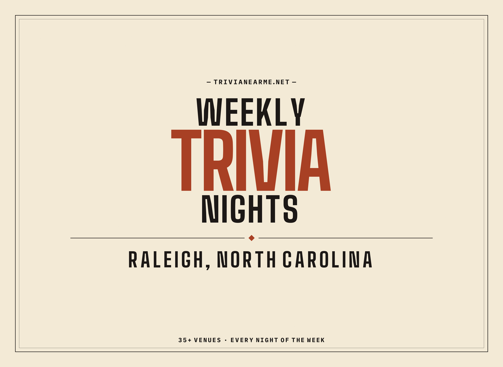Weekly Trivia Night at Raleigh Beer Garden
