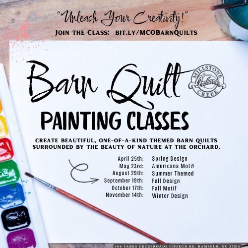 Barn Quilt Painting Classes ~ Seasonal Themed
