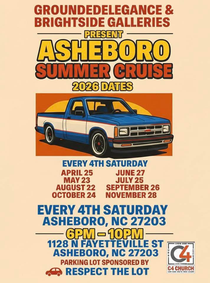Asheboro Summer Cruise Series: Grounded Elegance Cruise-In
