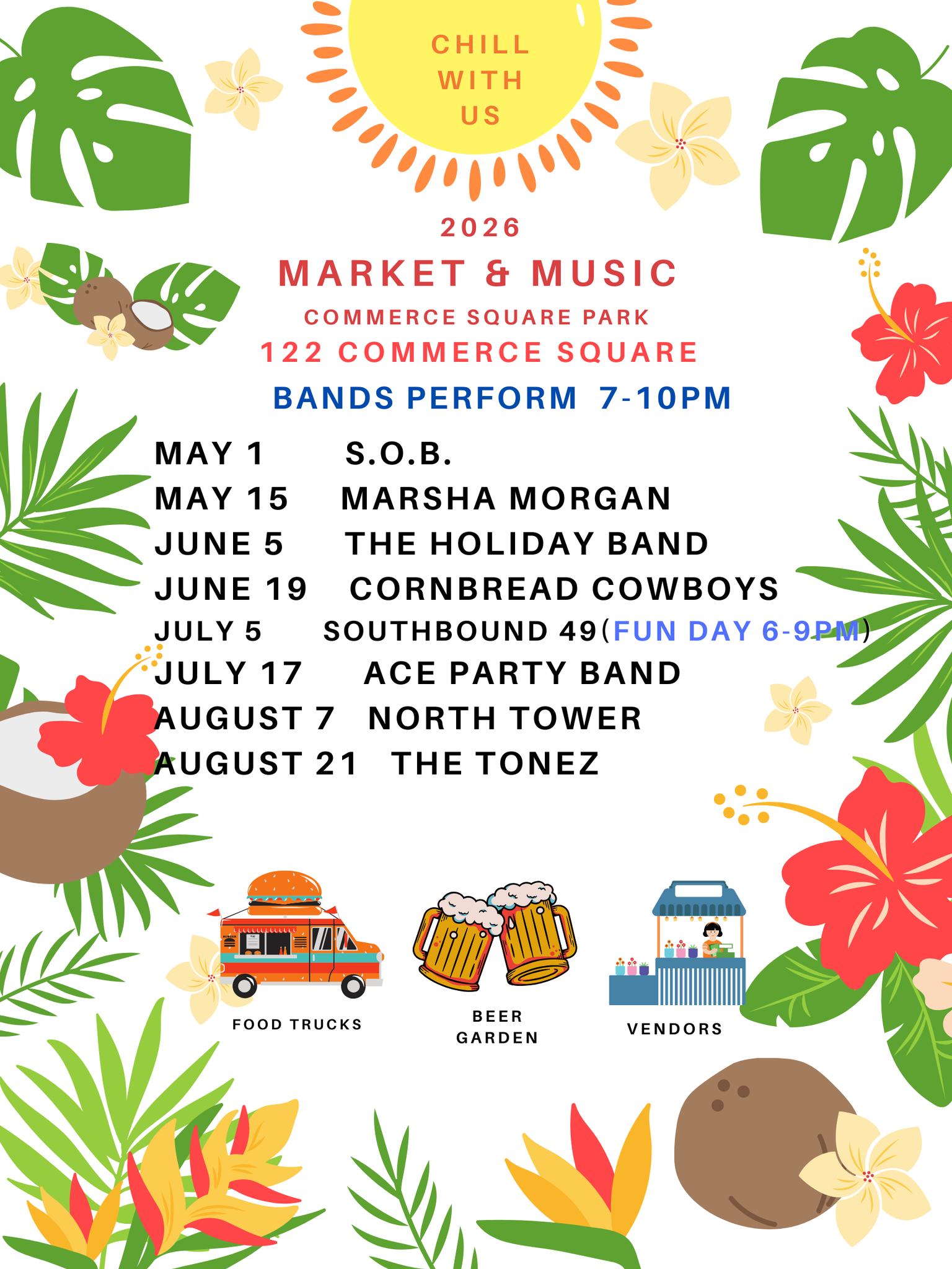 Randleman Market & Music Concert Series featuring: The Holiday Band