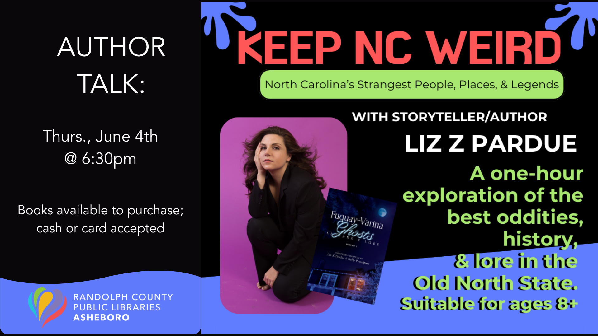 ‘Keep NC Weird’ with author Liz Z Pardue