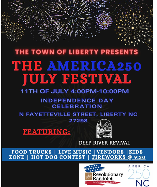 Town of Liberty America 250 July Festival