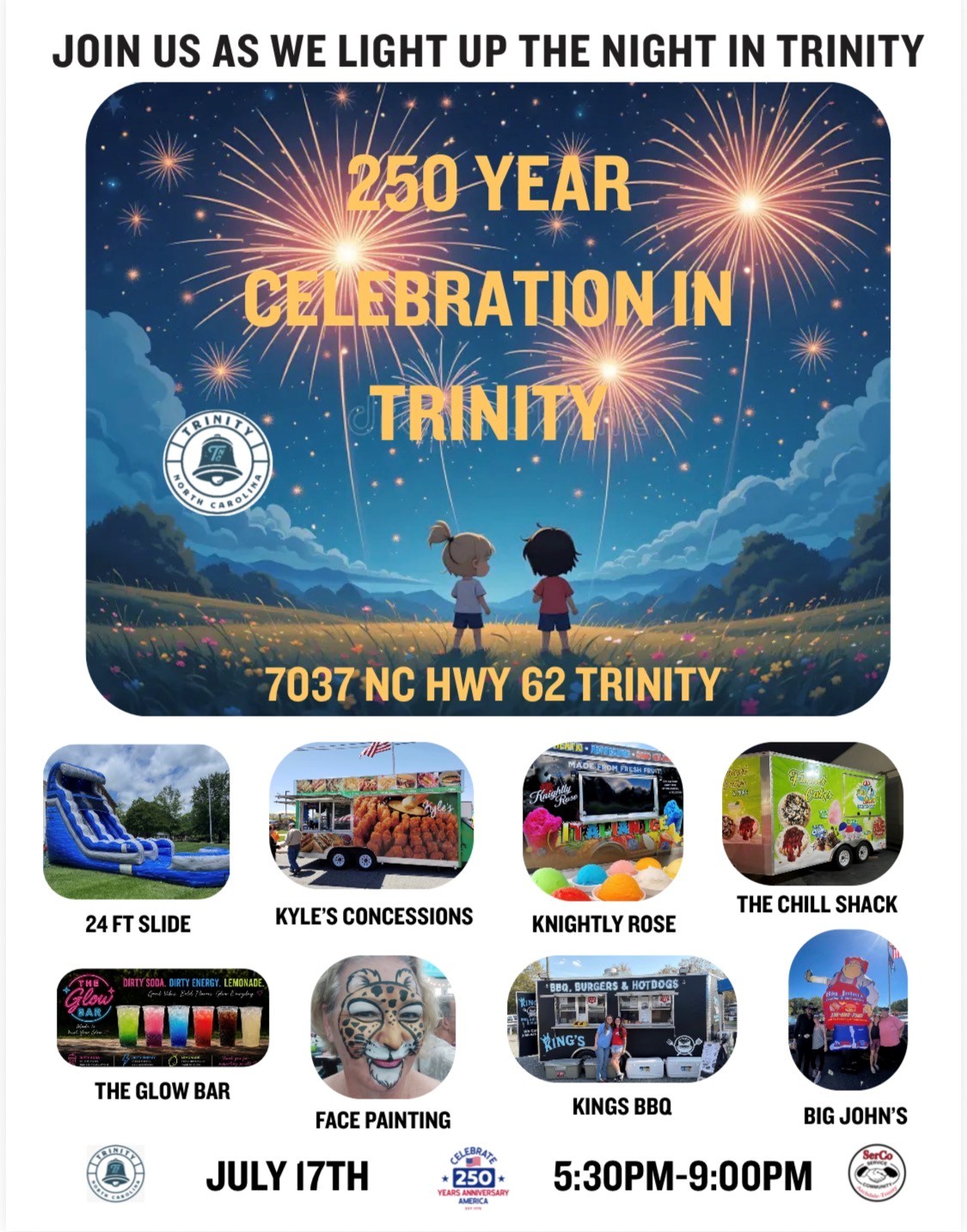 250 Year Celebration In Trinity