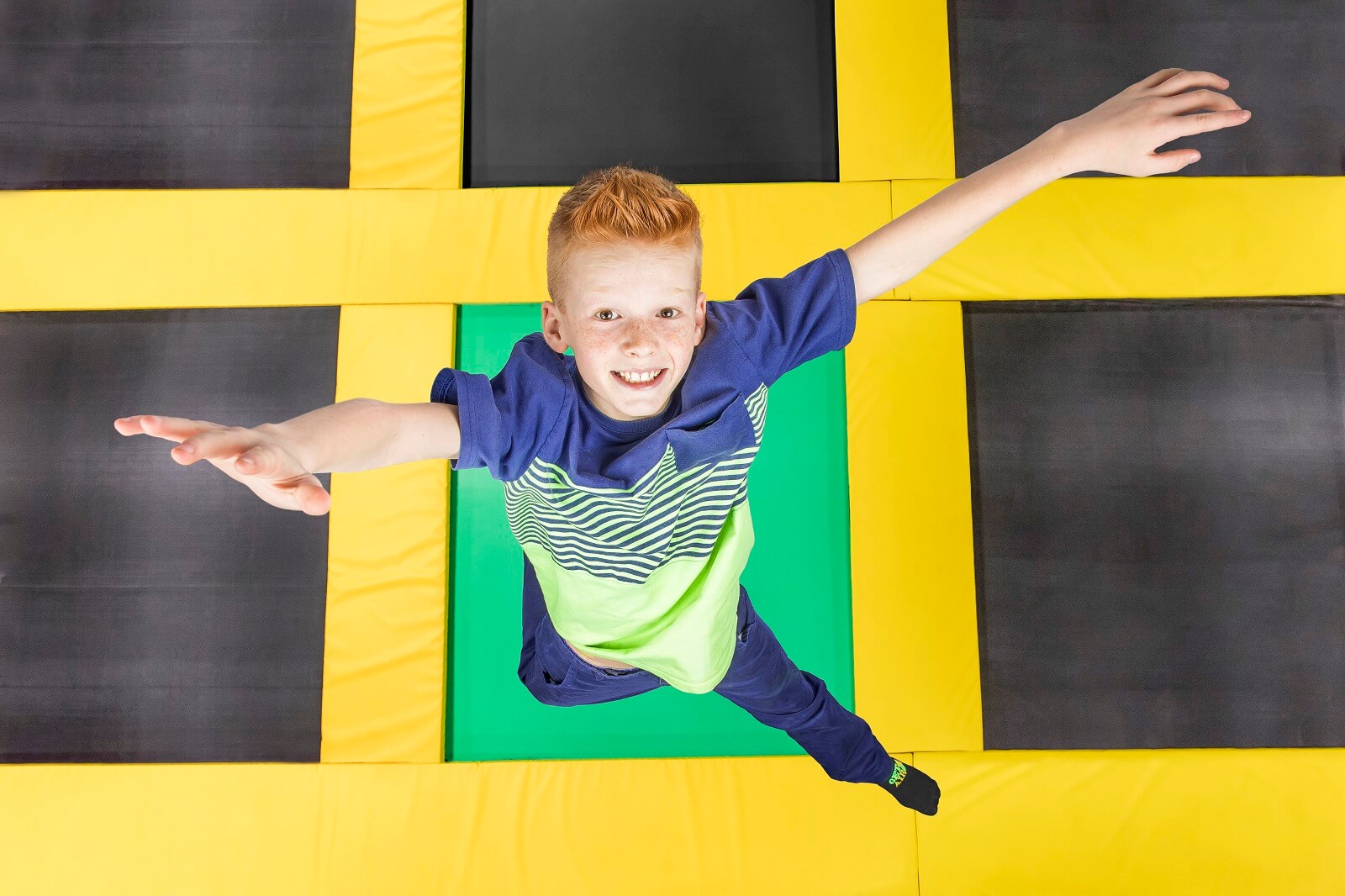 Jumping at Get Air Trampoline Park