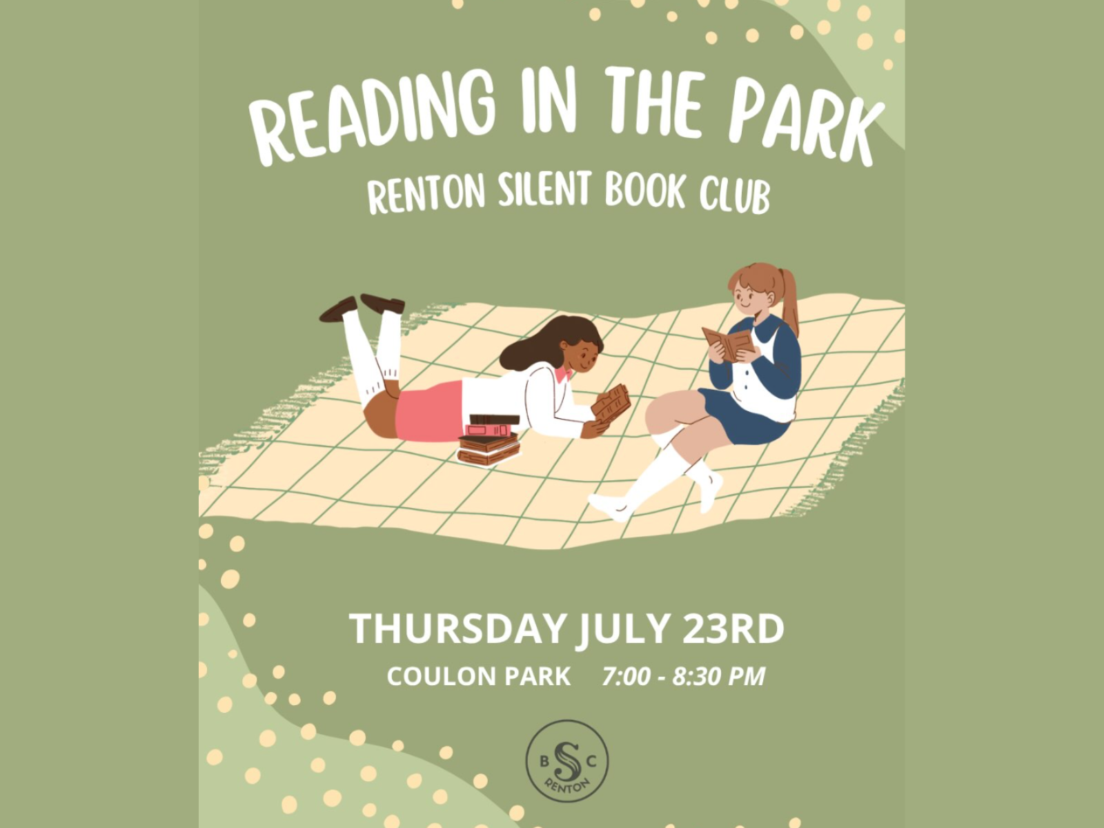 Reading in the Park: Silent Book Club