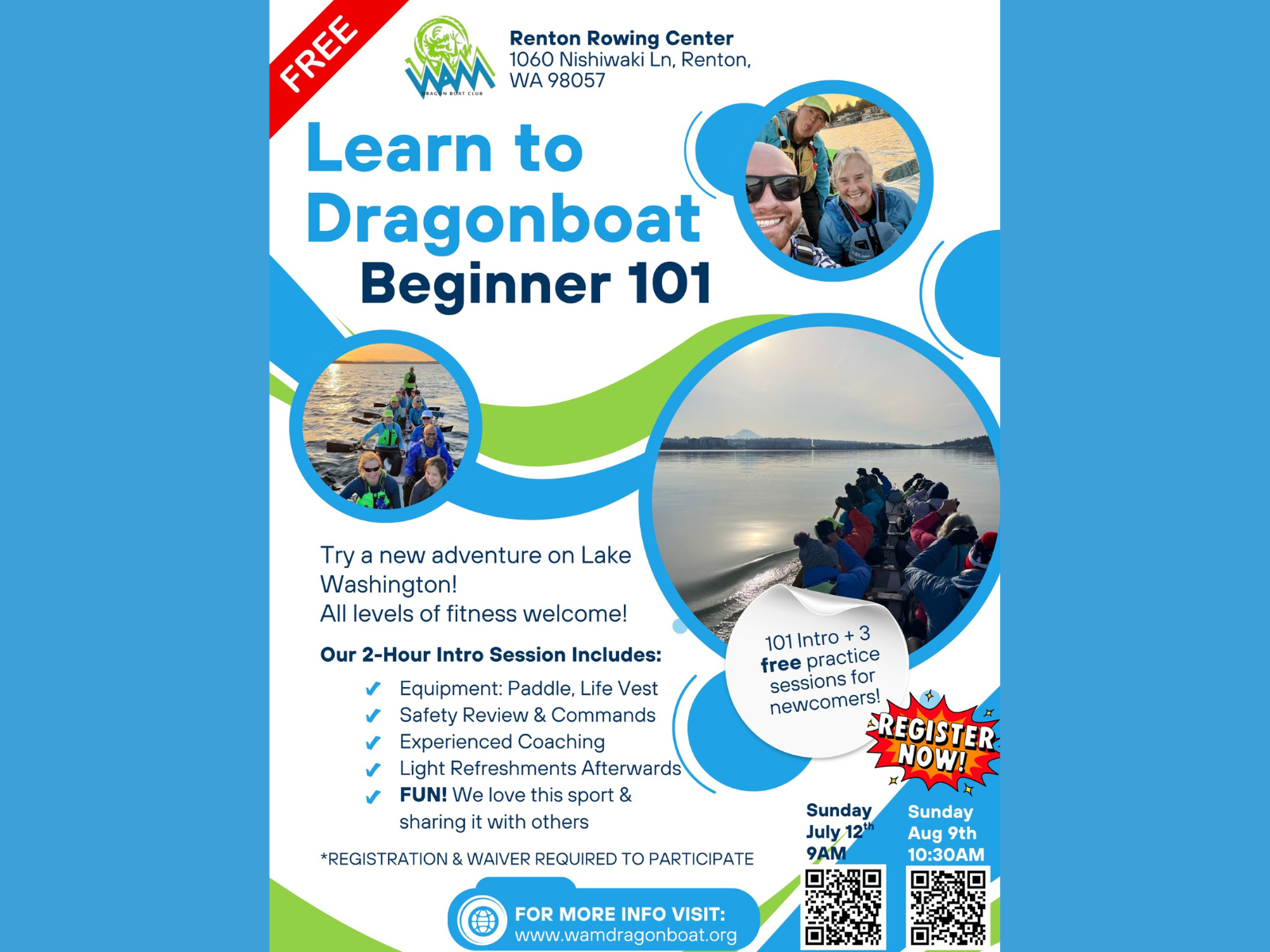 Intro to Dragon Boat (public/non-members only)