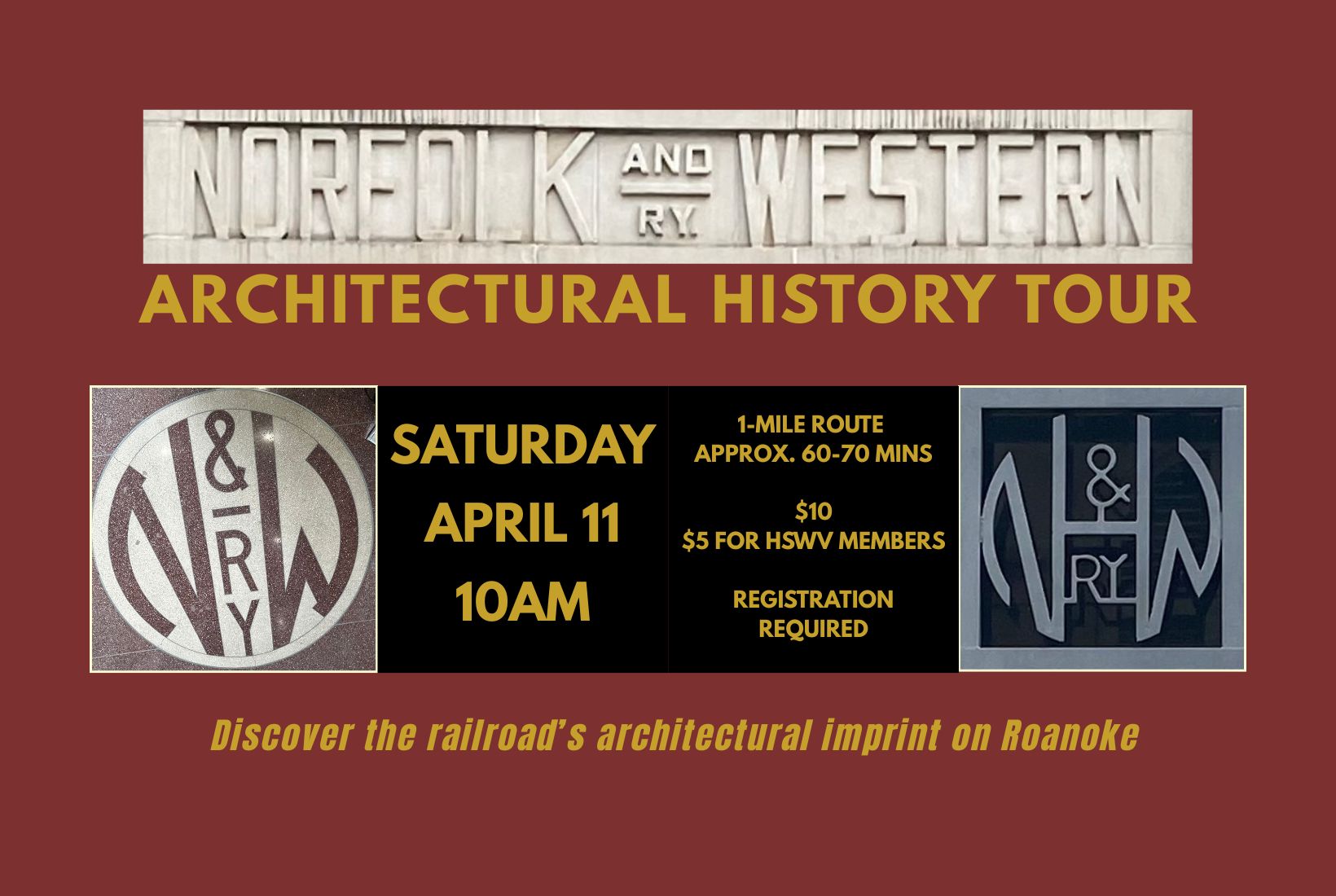 Norfolk & Western Architectural History Tour
