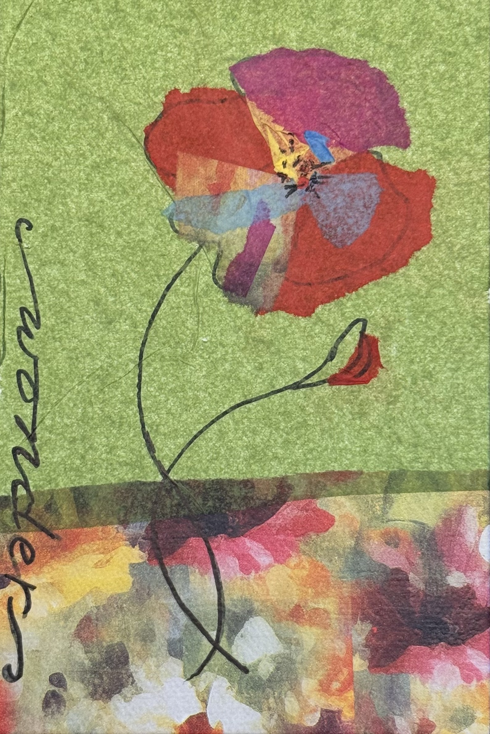 Watercolor & Tissue Paper Collage Workshop with Anne Schellenberger