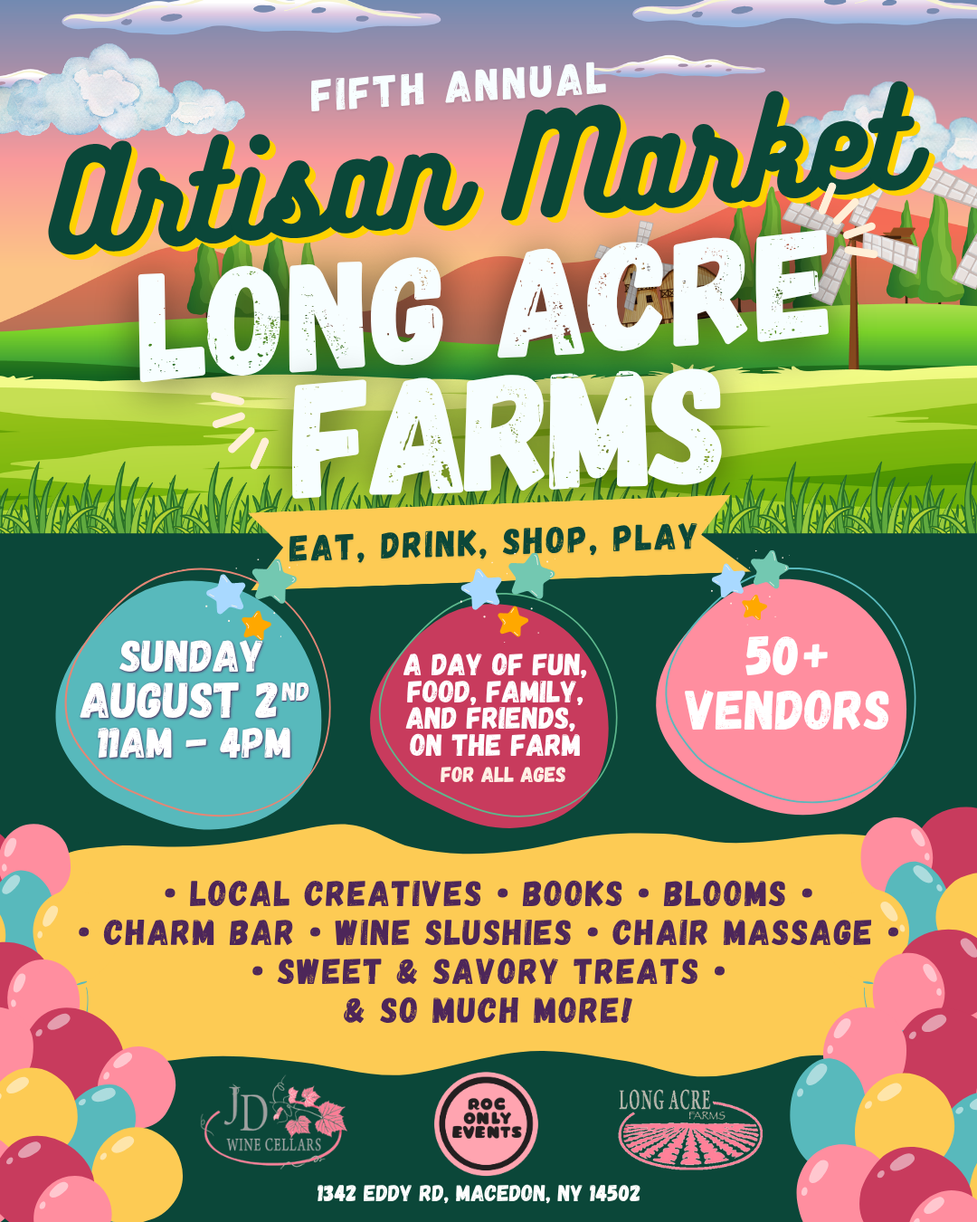 5th Annual Artisan Market at Long Acre Farms