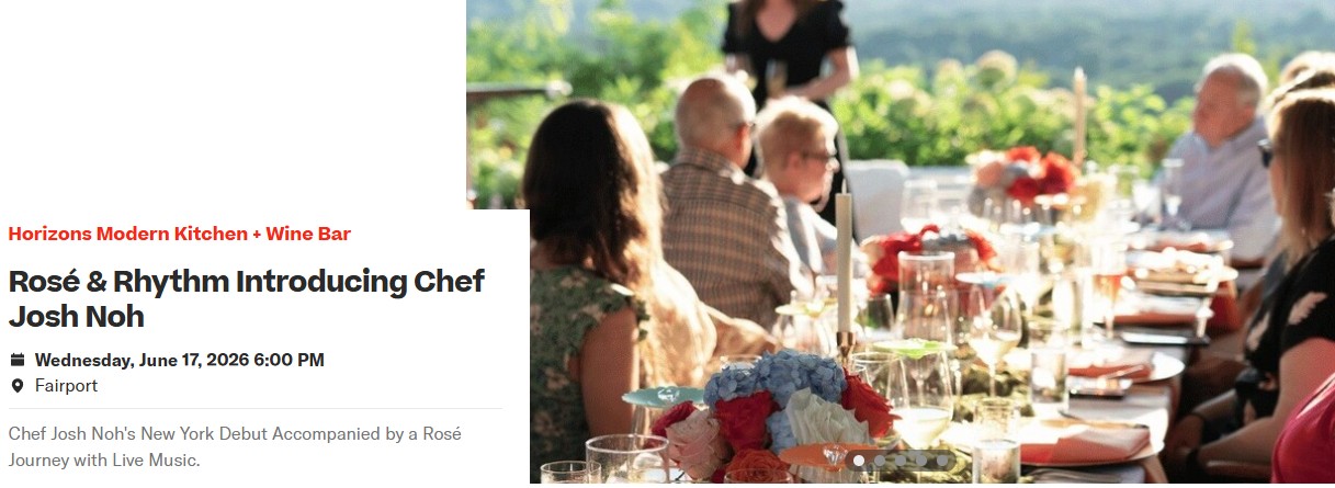 Rosé & Rhythm Introducing Chef Josh Noh