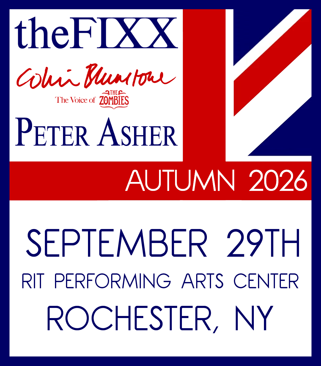 The FIXX Live in Concert at the RIT Performing Arts Center