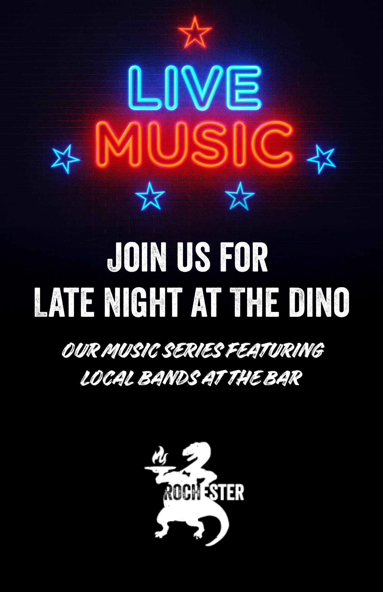 Live Music at the Rochester Dino ft. Todd East and The Schmitt Kickers