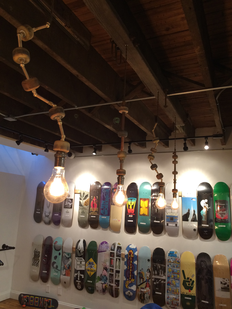 Skateboard chandelier on sale