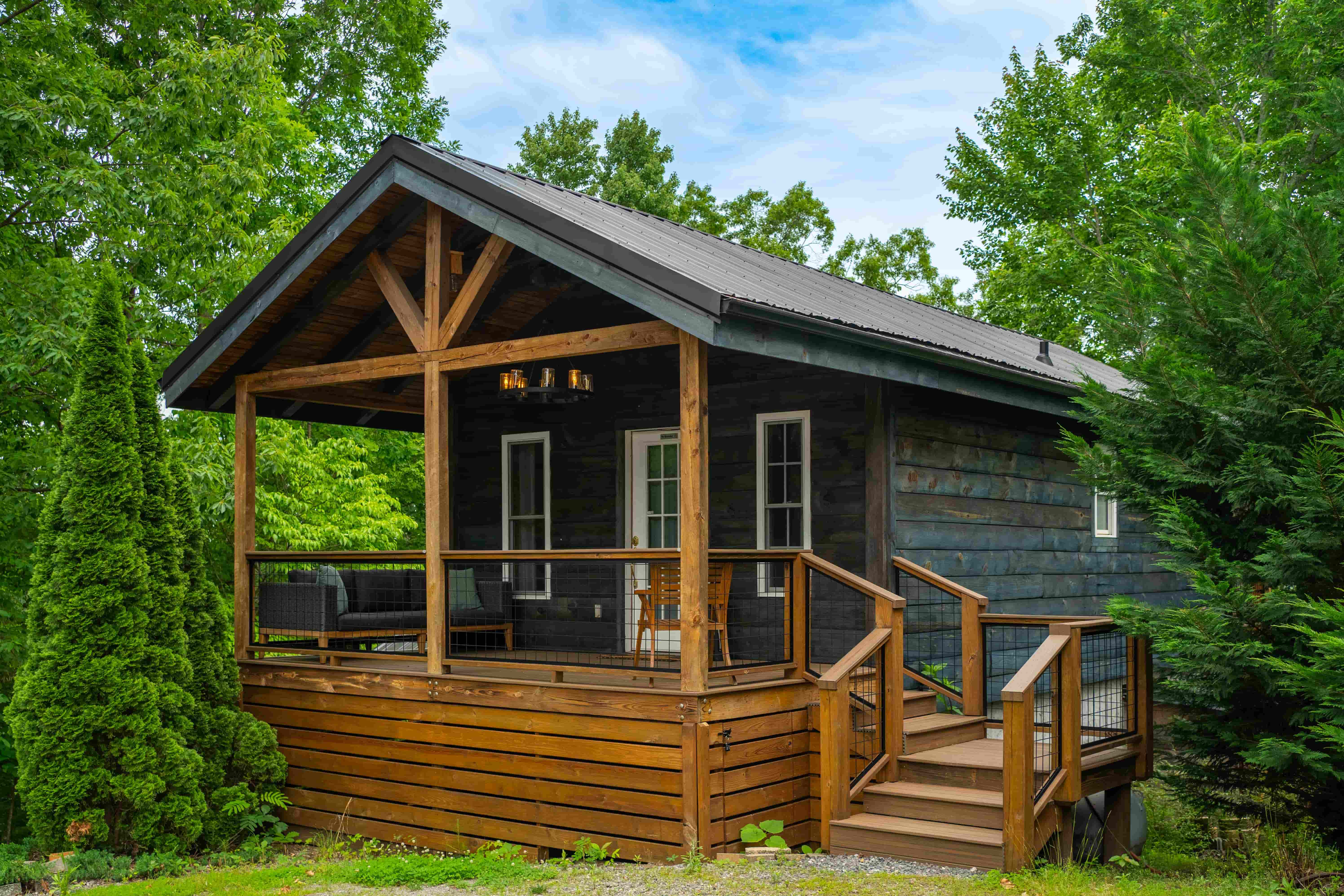 tobacco gardens cabins Garden Creek Resort and Marina This unique design also means lots of extra windows and an extra foot of wall height bathing the room in sunlight and providing all kinds of options for what to do with the space The Shaded Crest