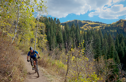 Dog Lake Mountain Bike Ride Great Western Trail to Big Water Trail