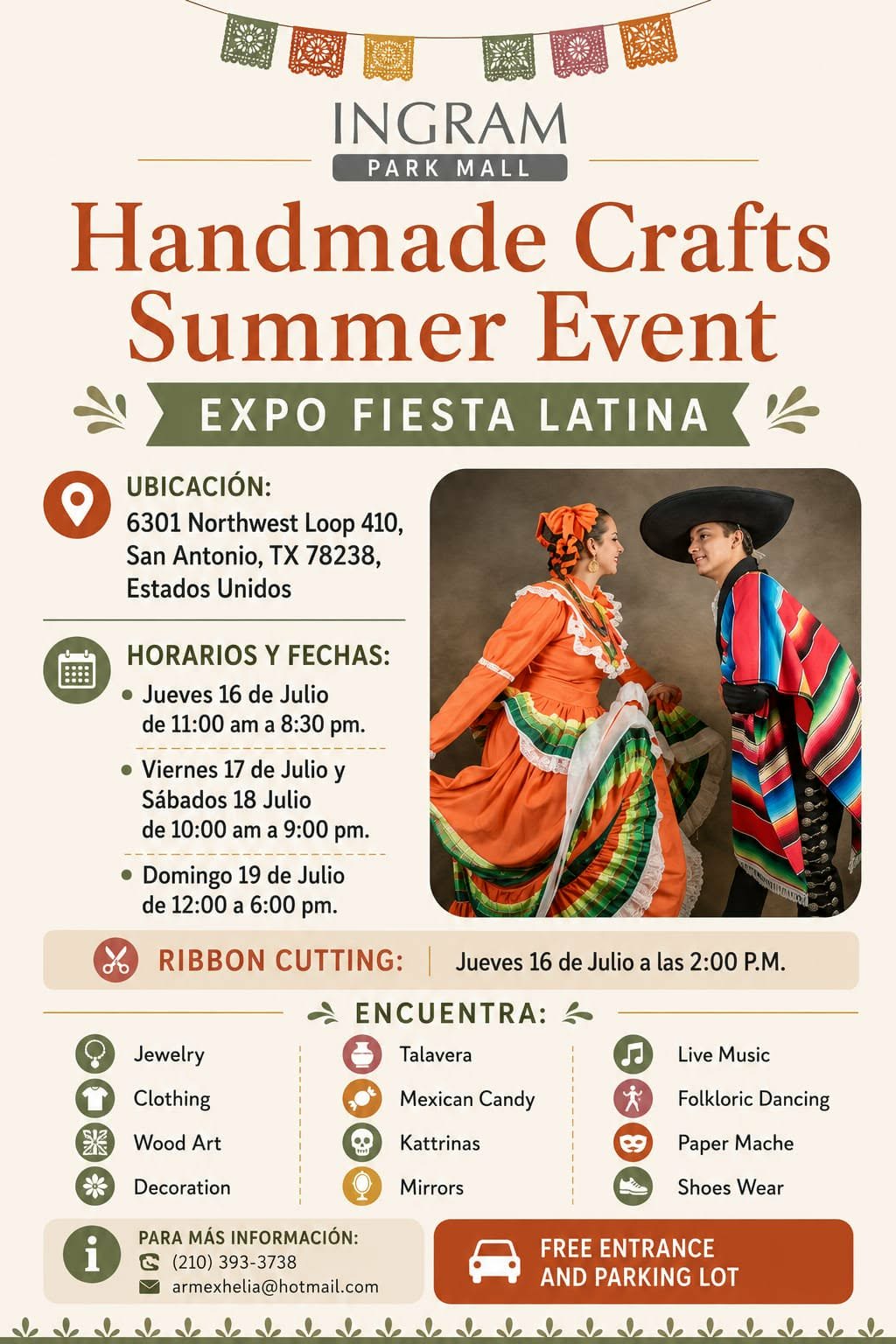 Expo Fiesta Latina: Latin American Handmade Crafts Summer Event