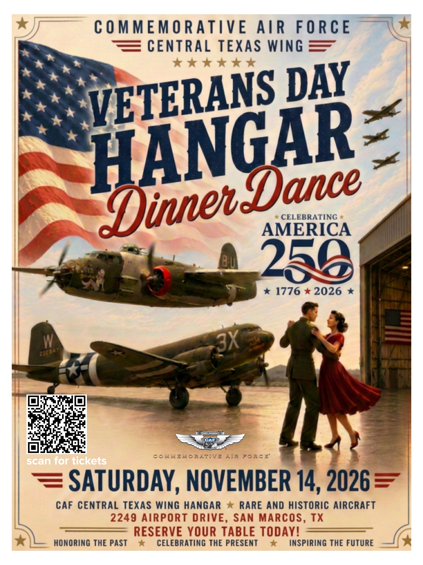 San Marcos Hangar Dinner Dance