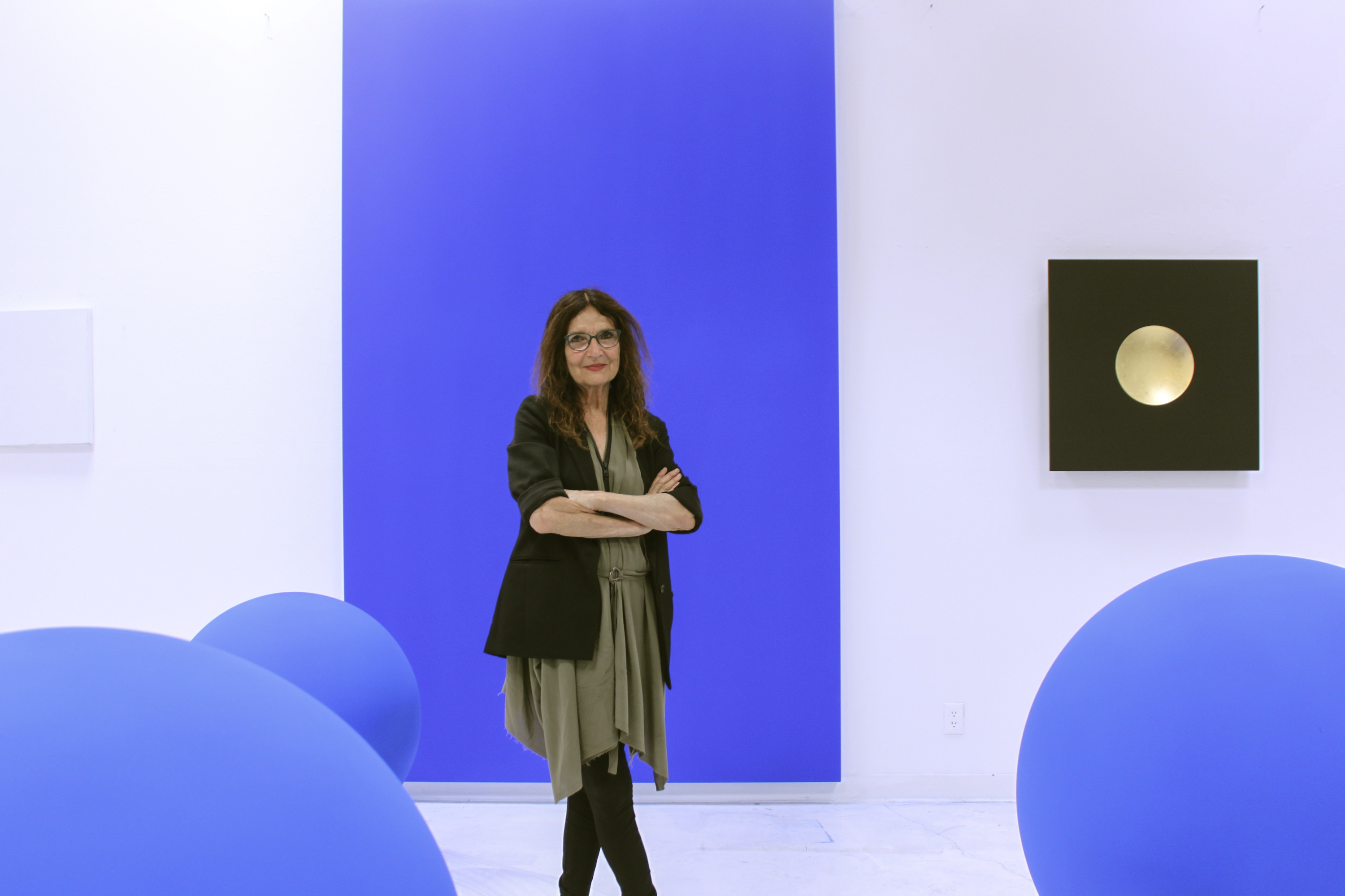 Lita Albuquerque in her studio