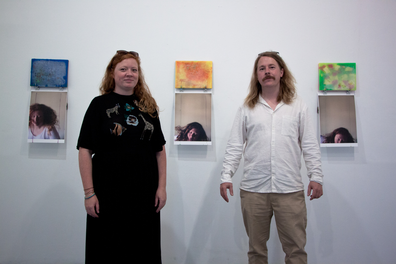 Netherlands based artists Anique Weve and Daan den Houter during open studios