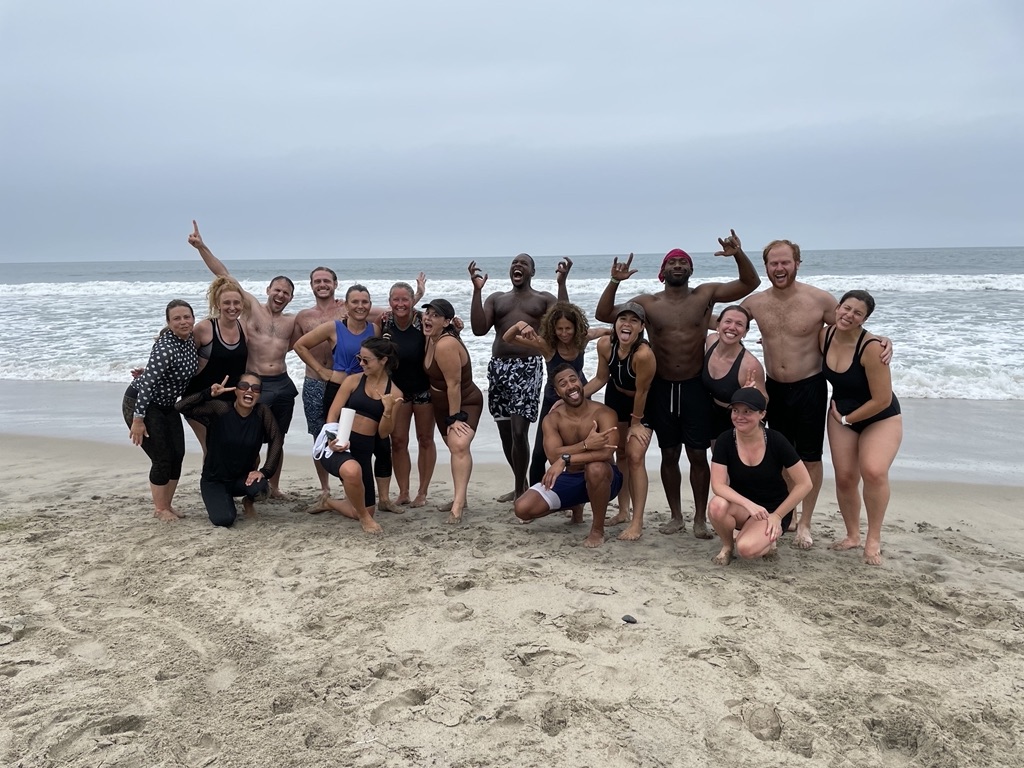 海滩爆炸水上锻炼（夏季）