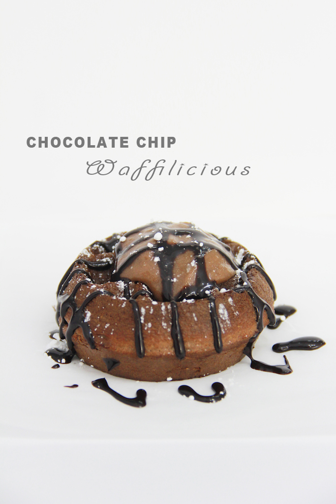 Chocolate chip waffle