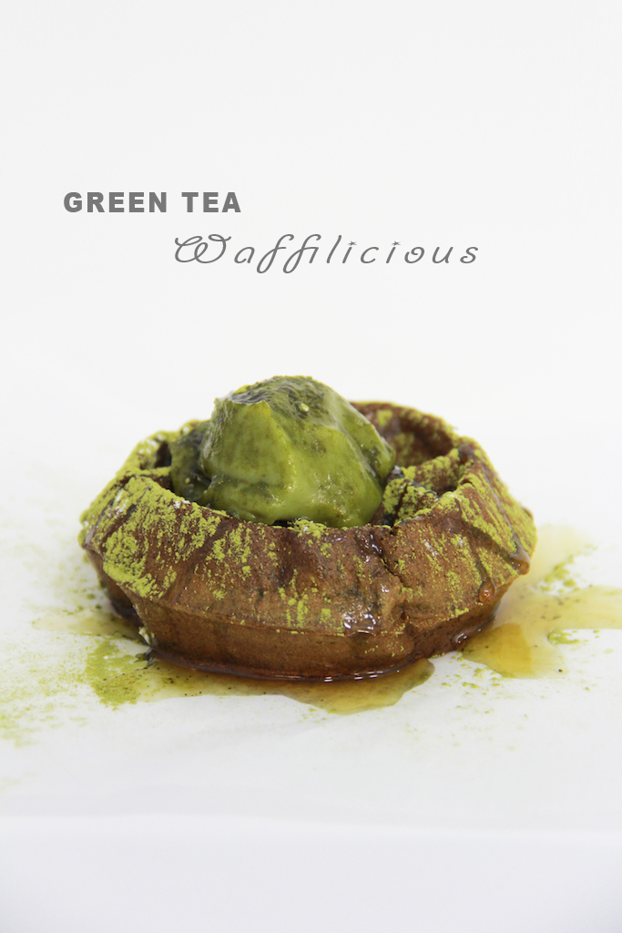 green tea waffle