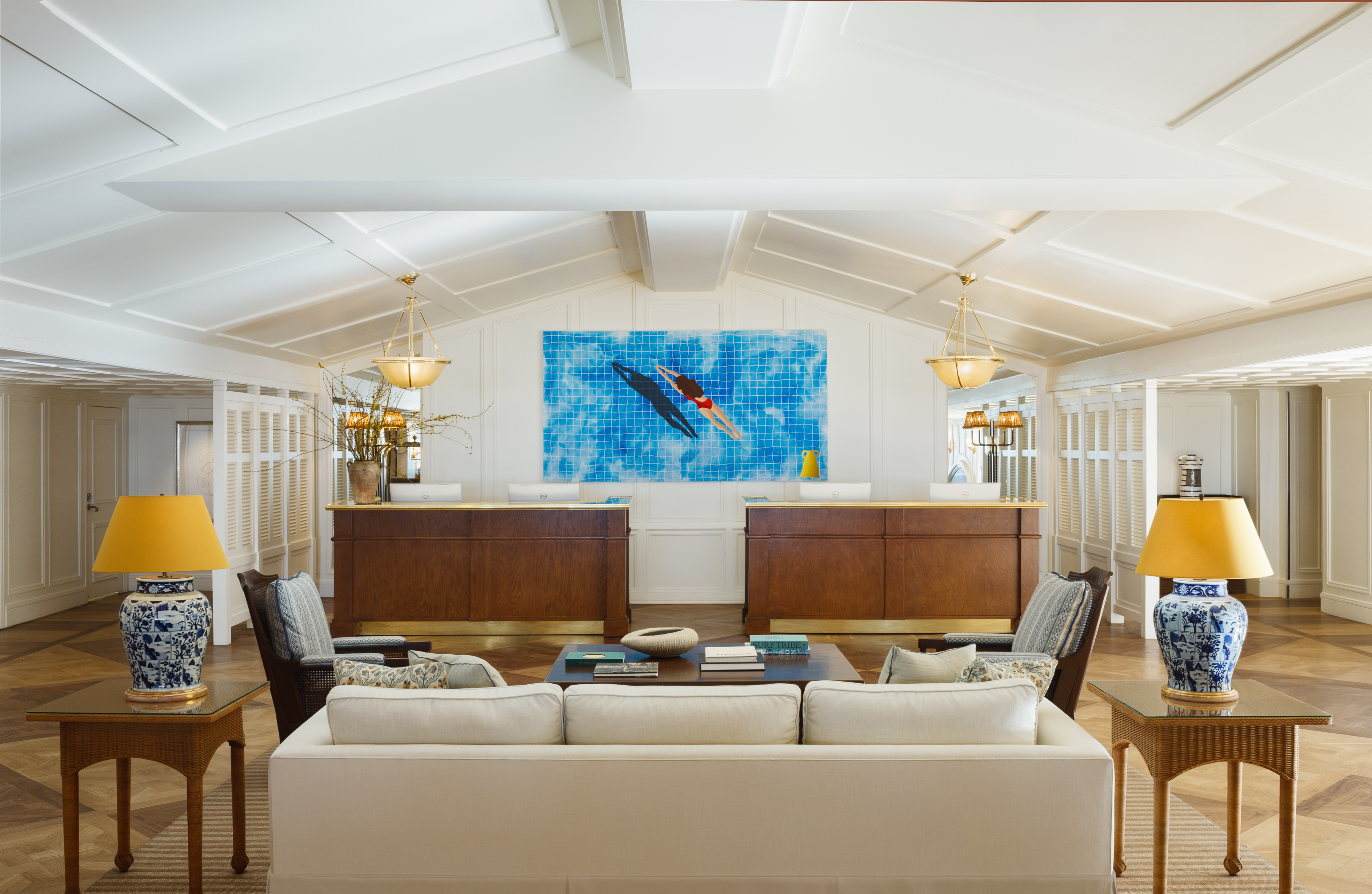 Shutters on the Beach Front Desk