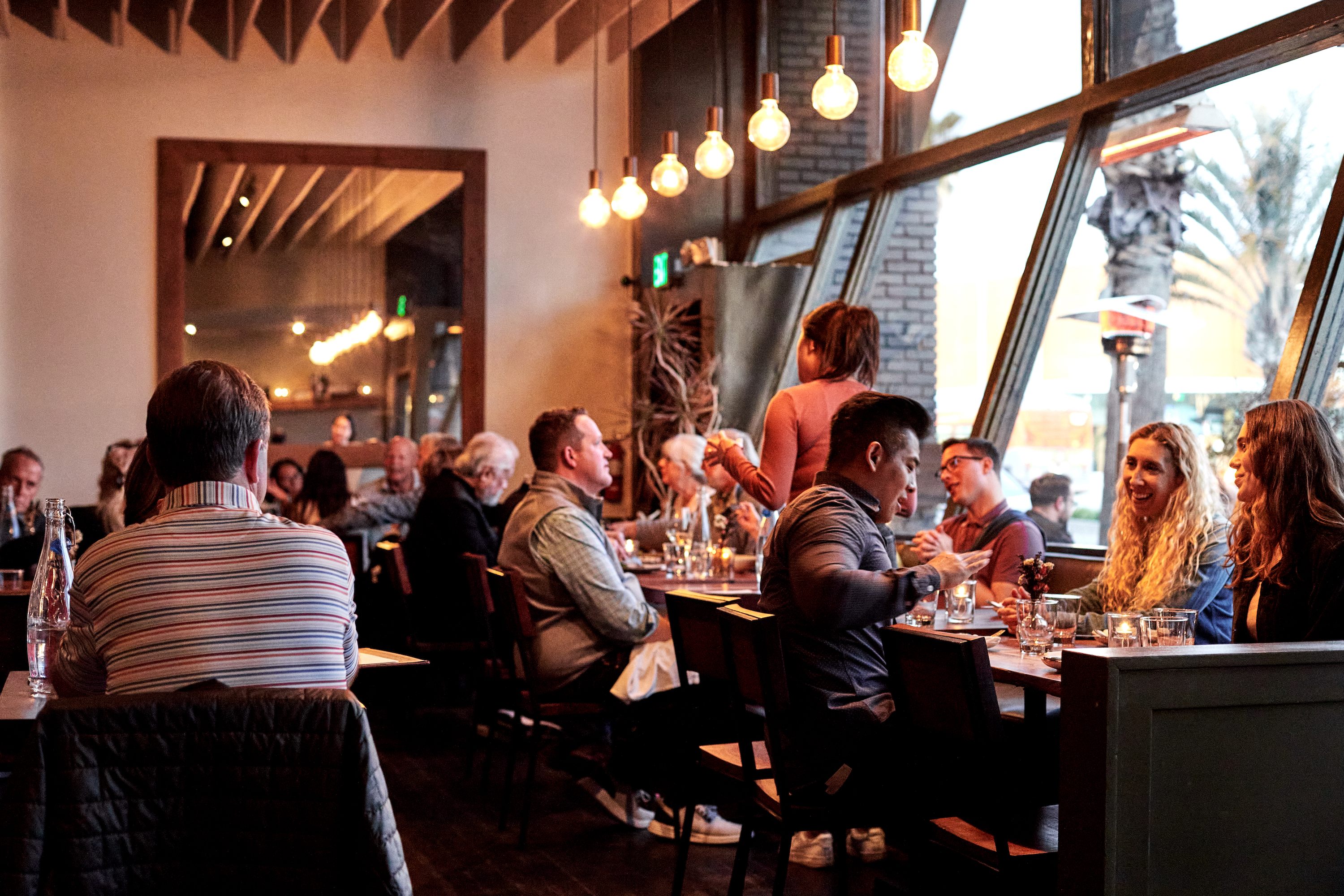 Guests in main dining room