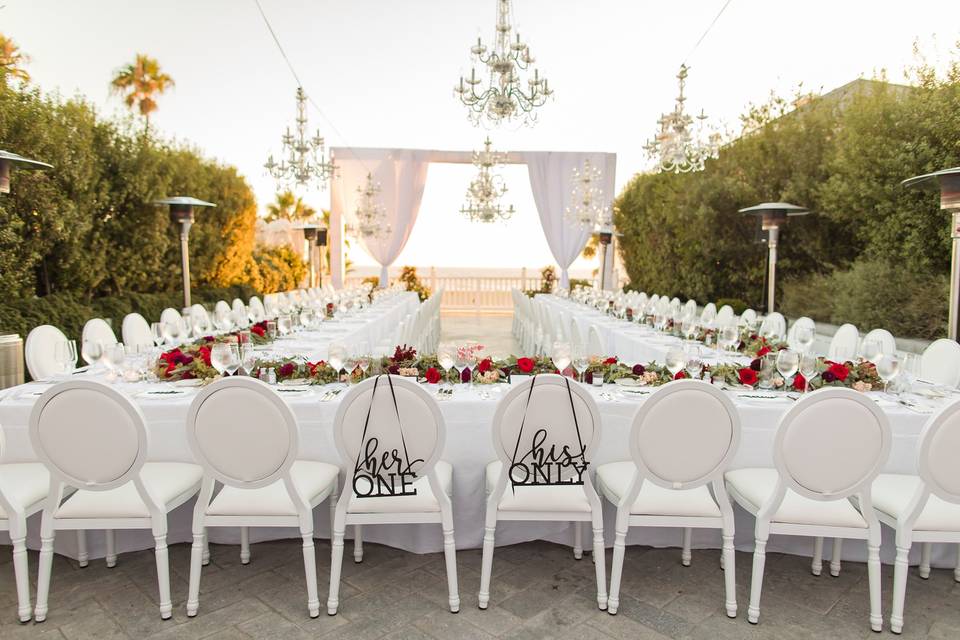 Mariage en plein air à la Pacific Terrace