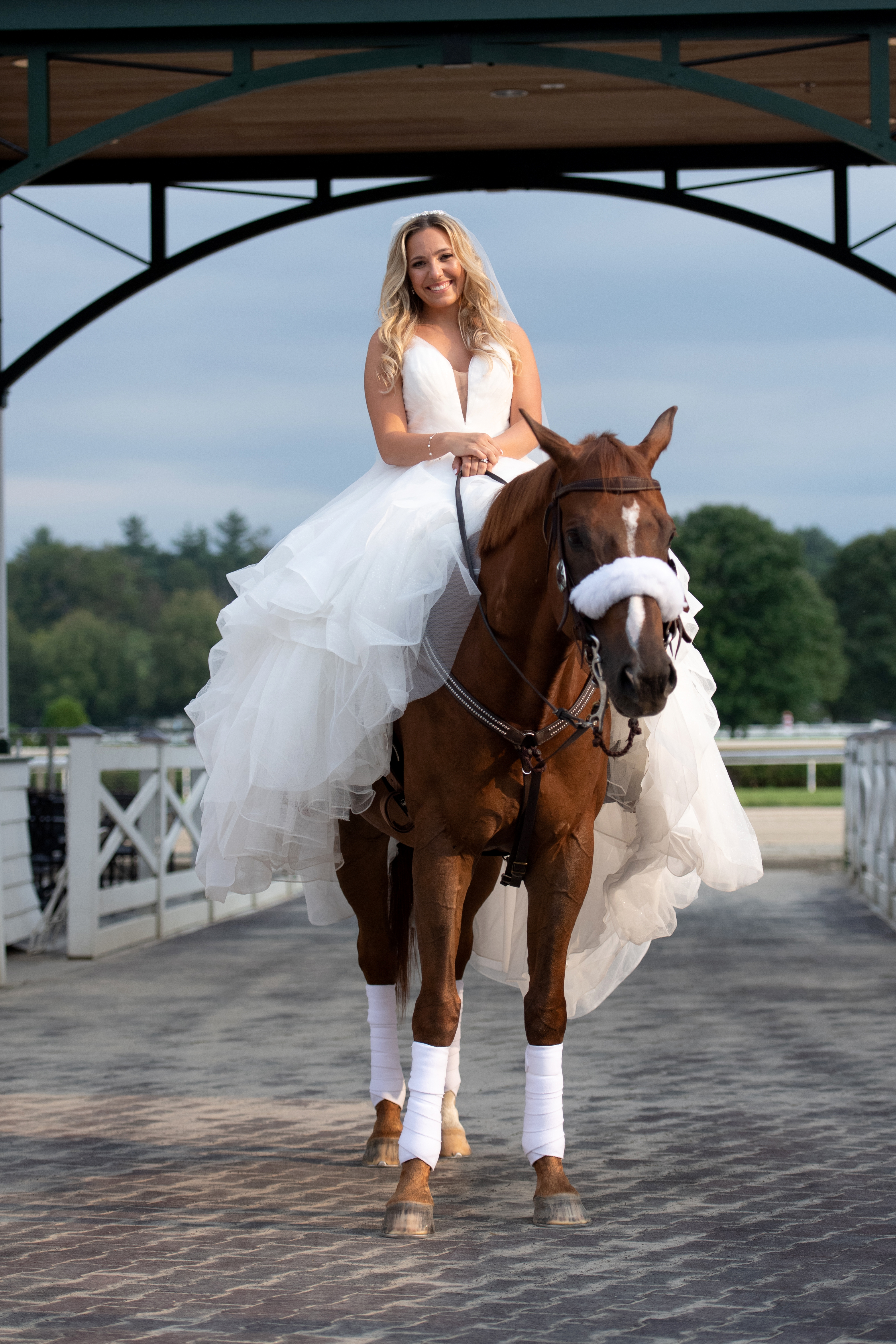 sachin and babi light blue dress 1863 Club Ready For Opening Day At Saratoga Race Course