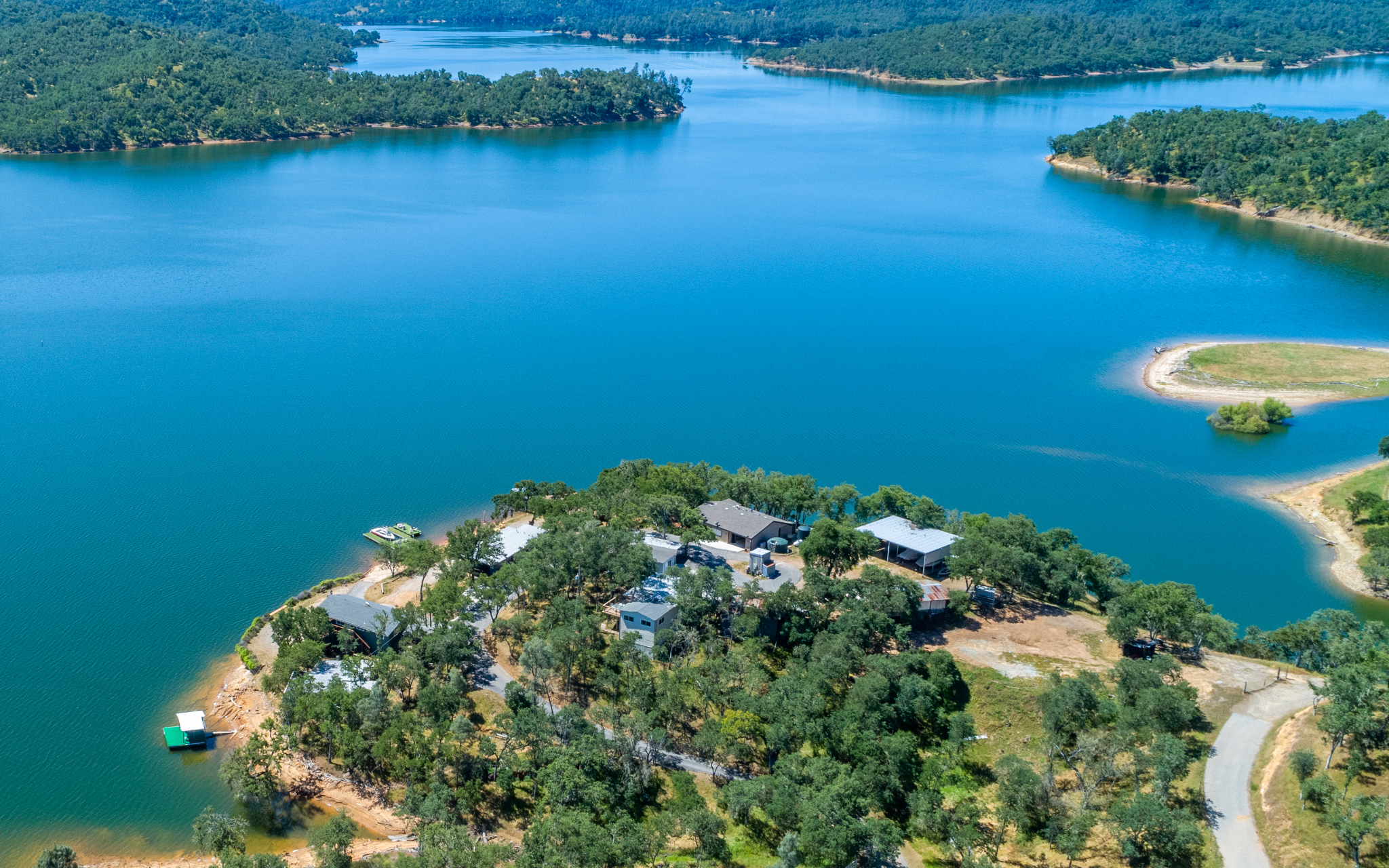 Sunrise Lake Nacimiento Lake Background