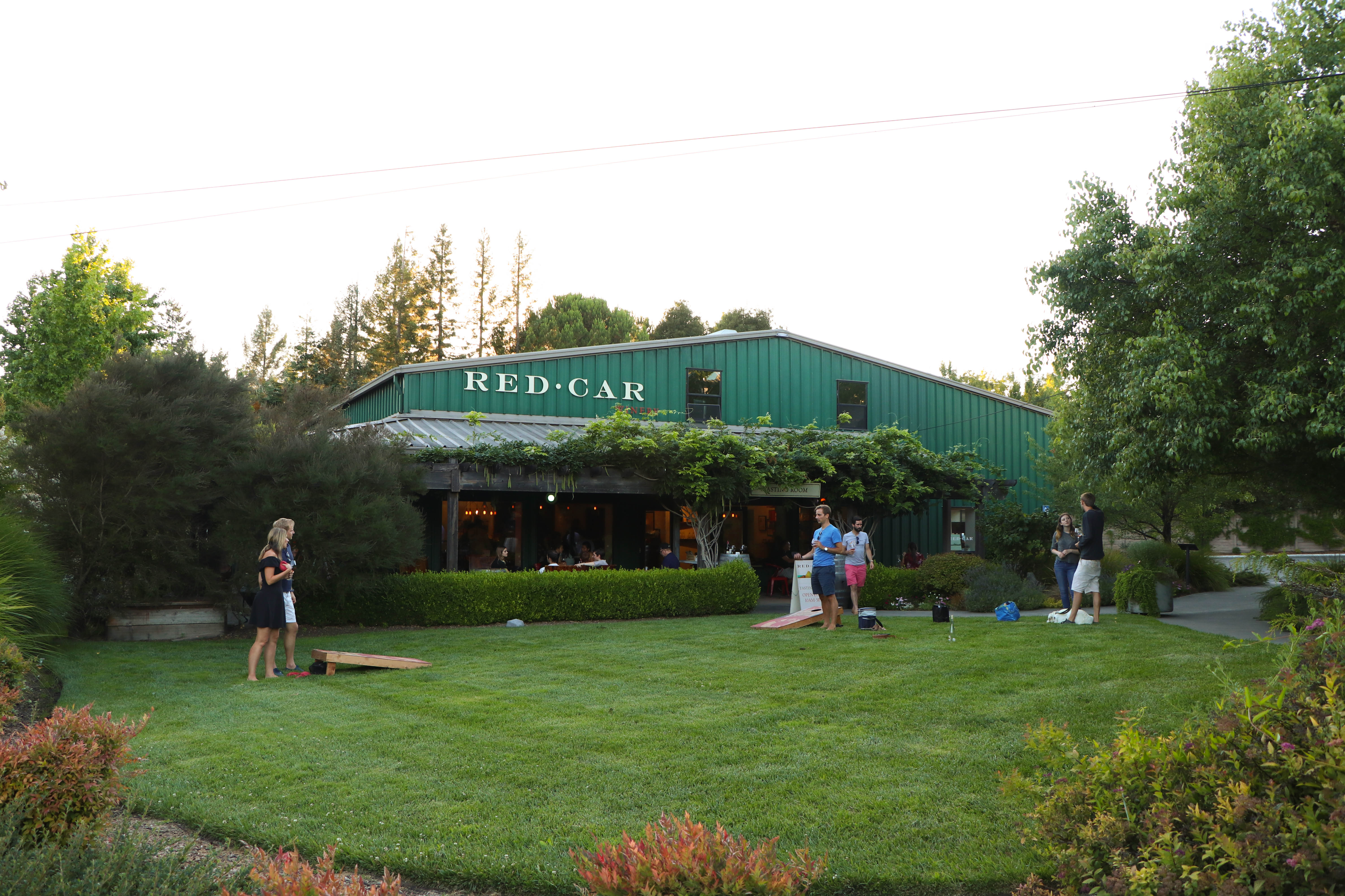 red car winery