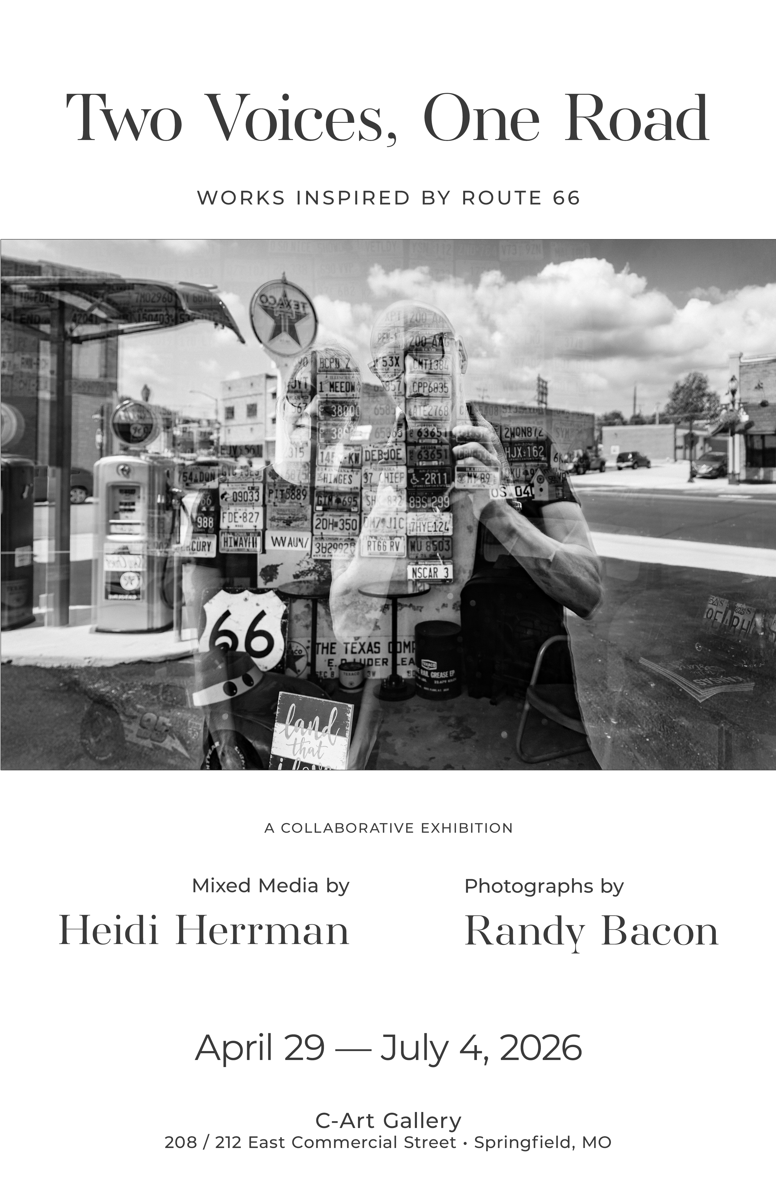 Two Voices, One Road A Route 66 Centennial Exhibition by Randy