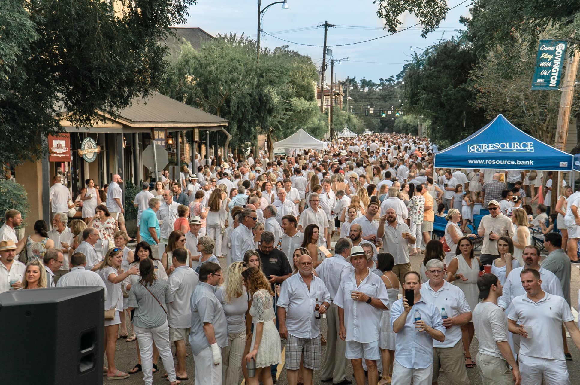 Covington White Linen for Public Art