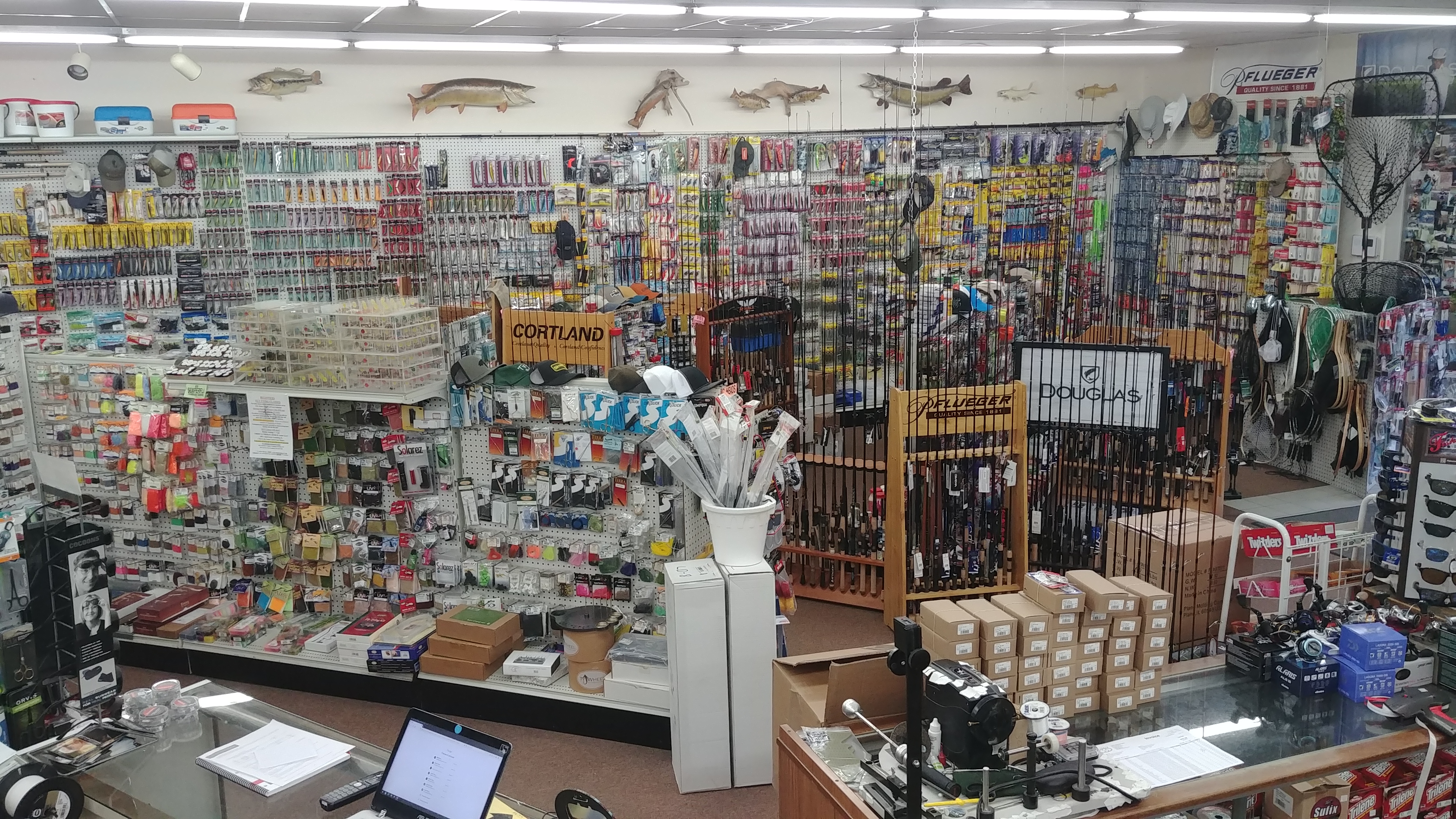 bablu tea and fishing accessories shop Blue Heron Fishing