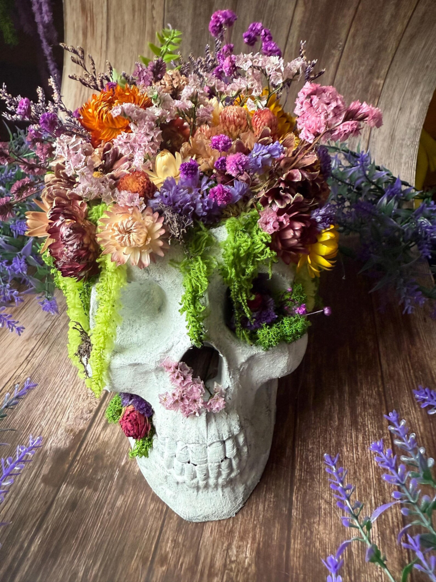 Day of the Dead Dried Floral Skull Workshop | Watsontown, PA