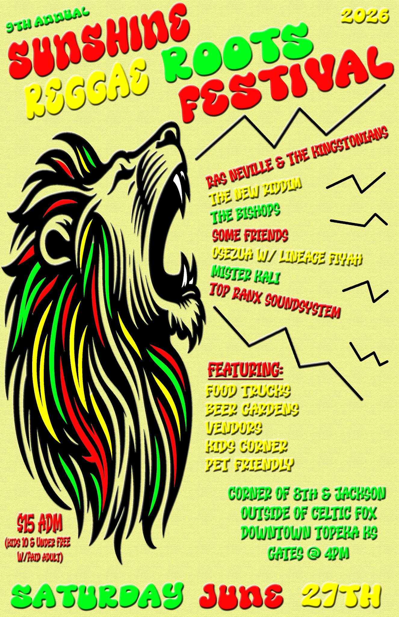 The 9th Annual Sunshine Reggae Roots Festival