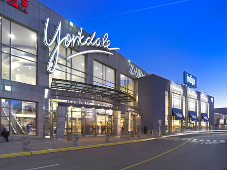 Yorkdale Shopping Centre Mall, Canada, Toronto 4k October, 2020 