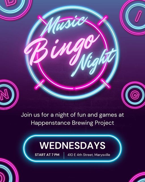 Music Bingo Night