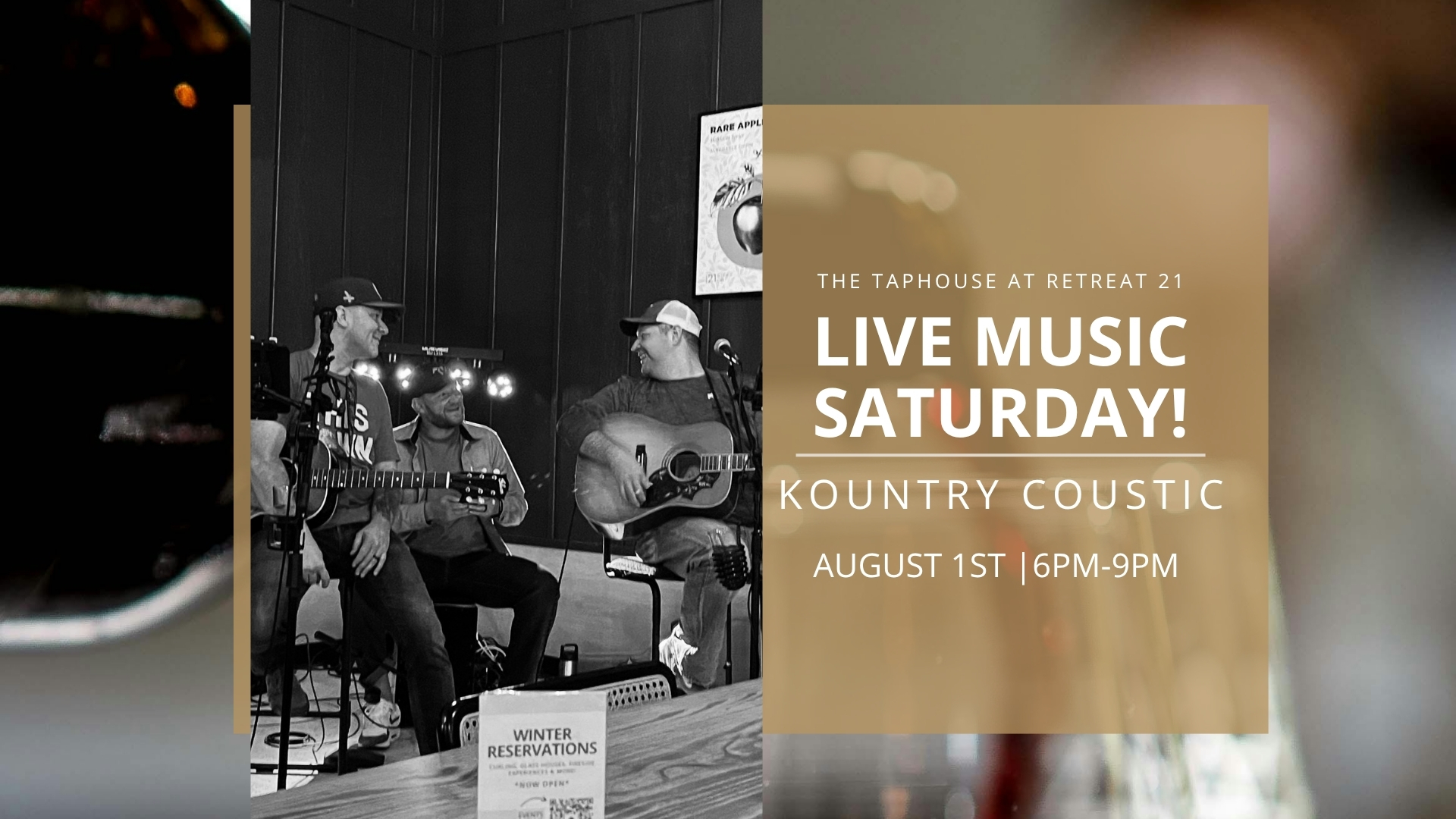 Live Music Saturday - Kountry Coustic