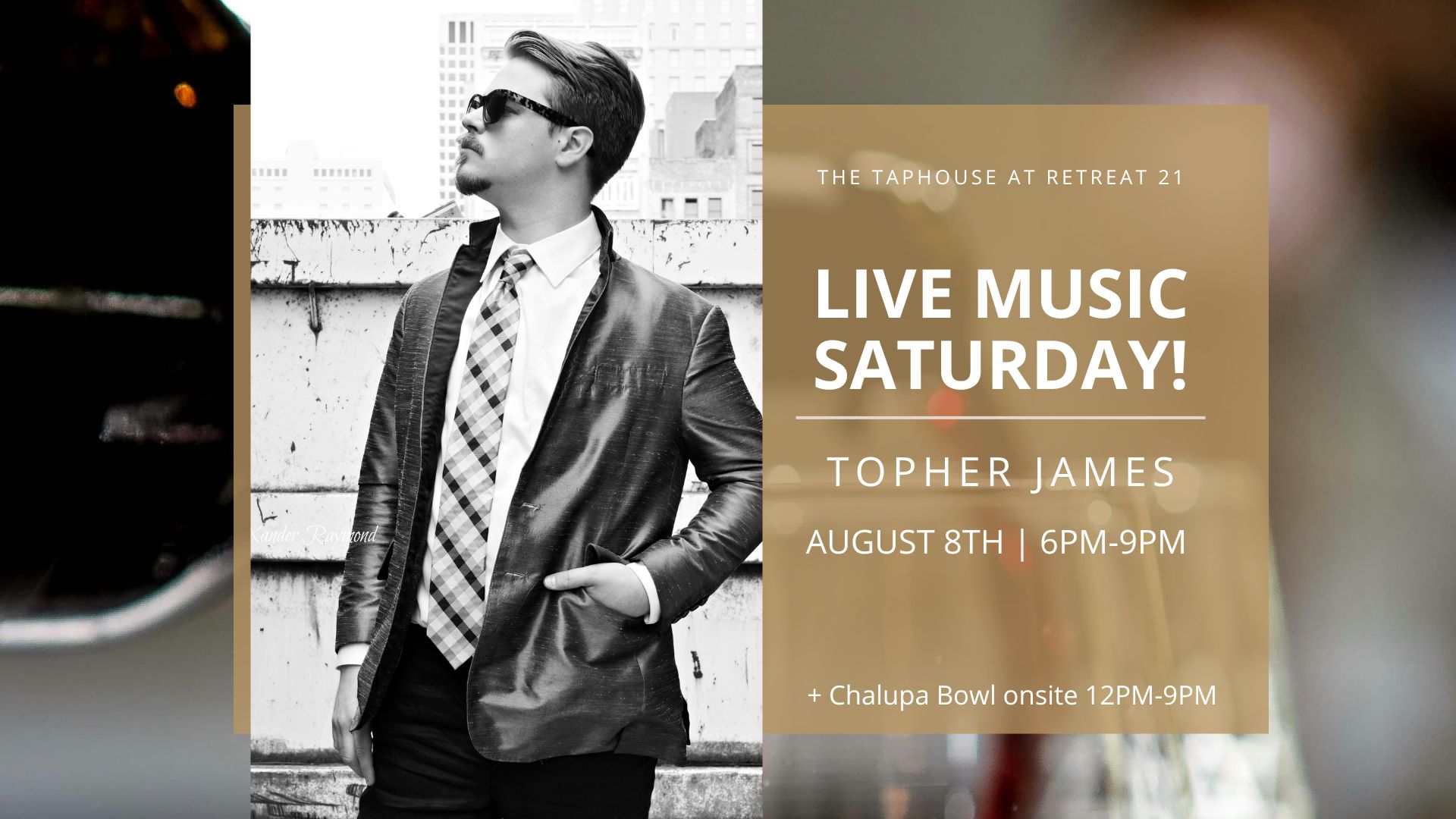 Live Music Saturday - Topher James