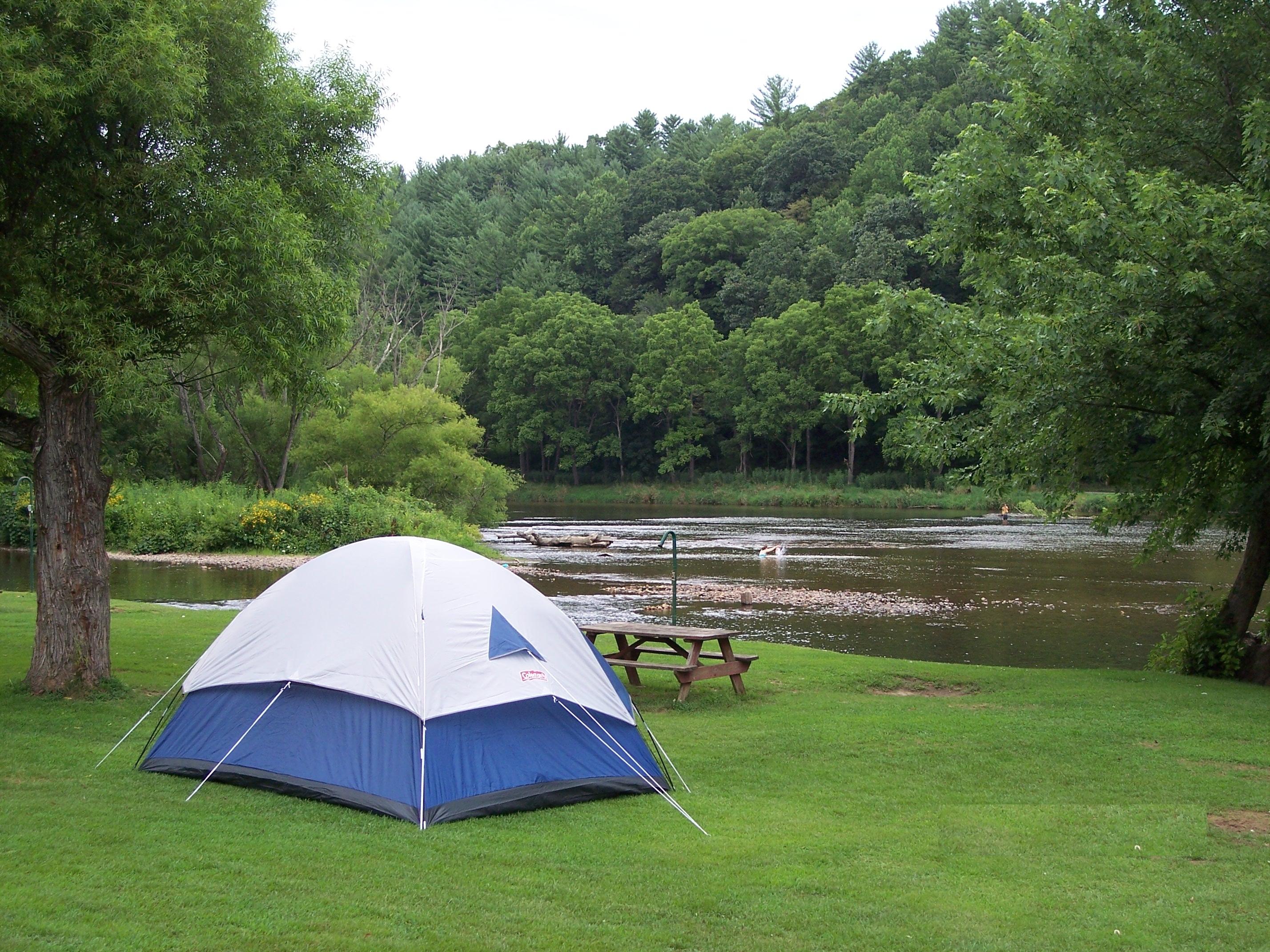 New shop river campground