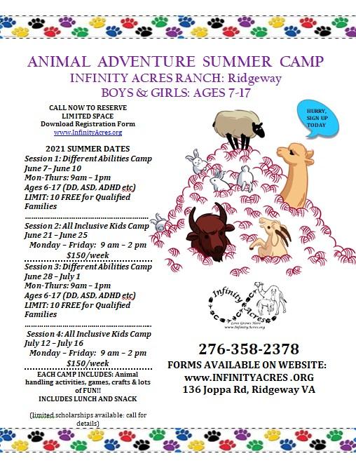 Animal Adventure Summer Camp For Kids