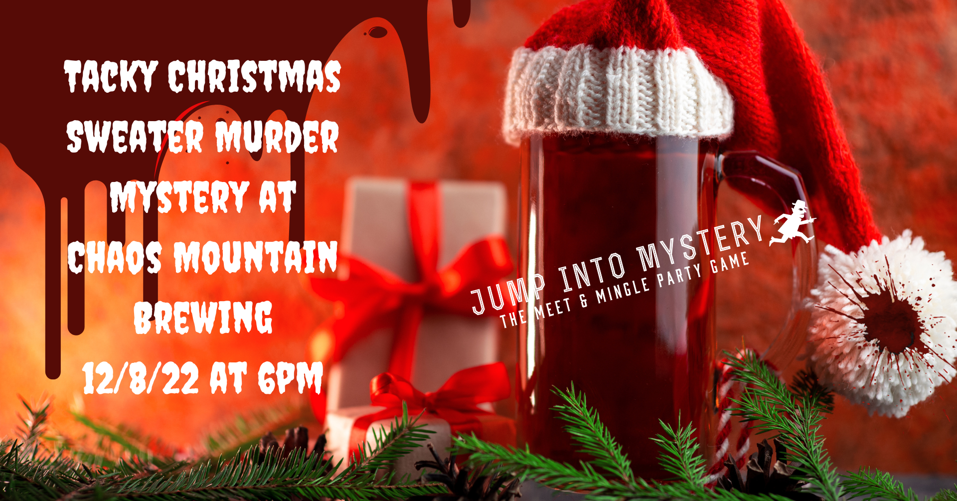 Tacky Christmas Sweater Murder Mystery at Chaos Mountain Brewing
